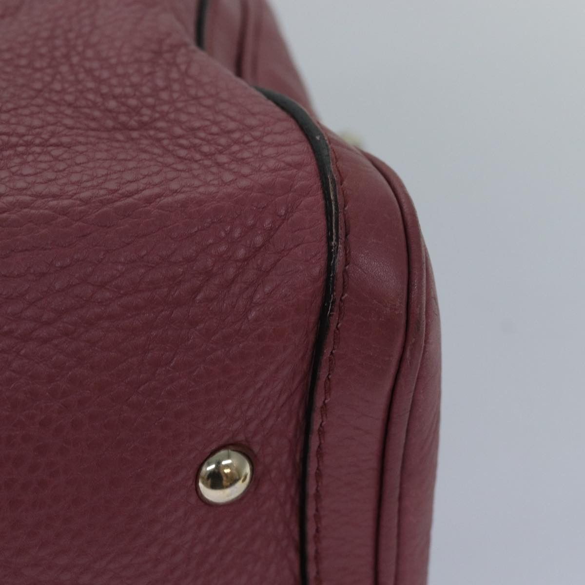 Gucci Pink Leather Handbag (Pre-Owned) Size ONE SIZE - 17 Thumbnail