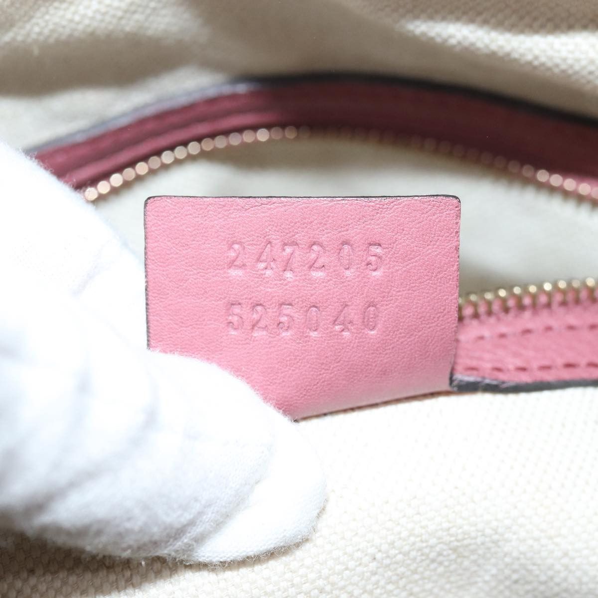 Gucci Pink Leather Handbag (Pre-Owned) Size ONE SIZE - 6 Thumbnail