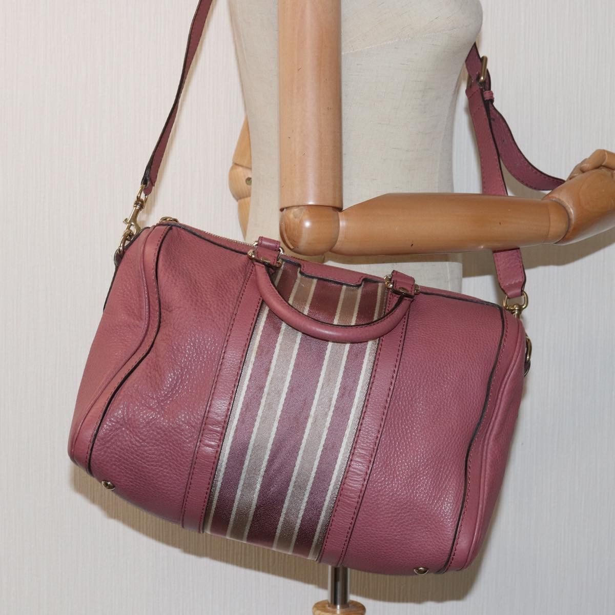 Gucci Pink Leather Handbag (Pre-Owned) Size ONE SIZE - 7 Thumbnail