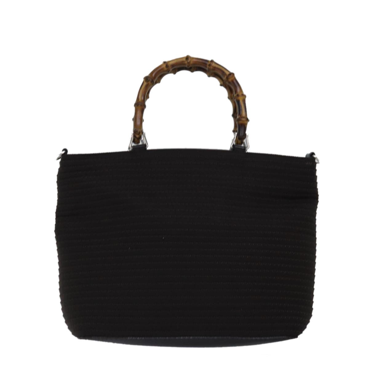 Gucci Bamboo Brown Canvas Tote Bag (Pre-Owned) Size ONE SIZE - 2 Thumbnail
