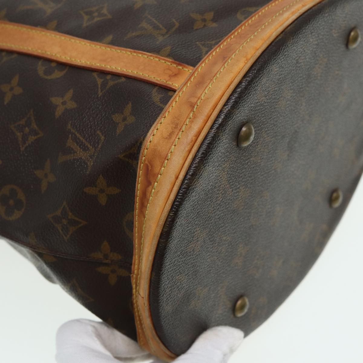 Louis Vuitton Bucket Brown Canvas Shoulder Bag (Pre-Owned) Size ONE SIZE - 15 Thumbnail