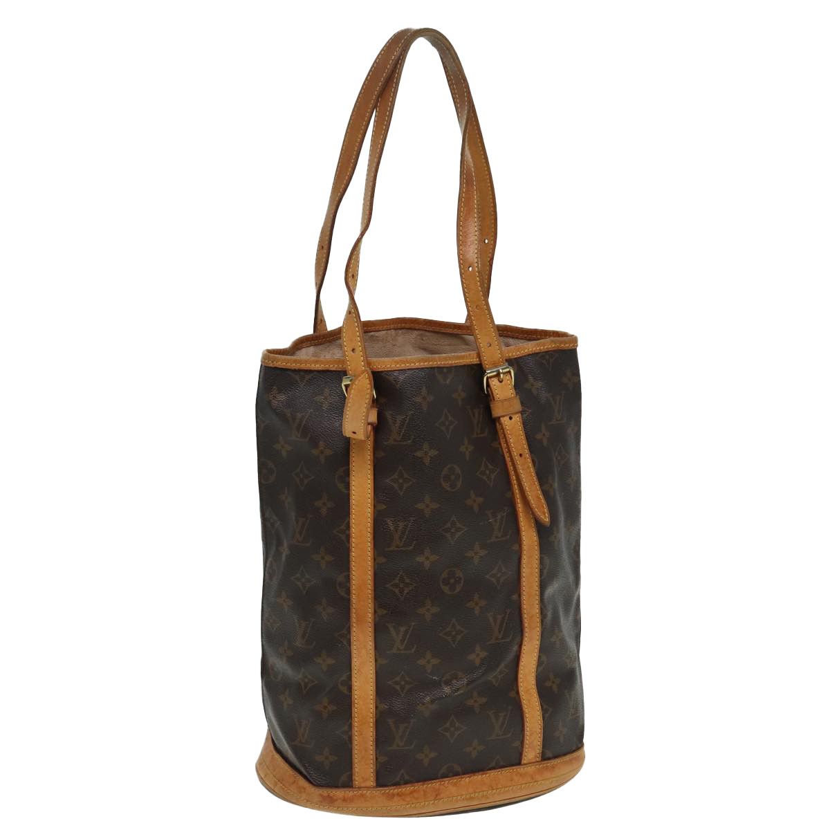 Louis Vuitton Bucket Brown Canvas Shoulder Bag (Pre-Owned) Size ONE SIZE - 10 Thumbnail