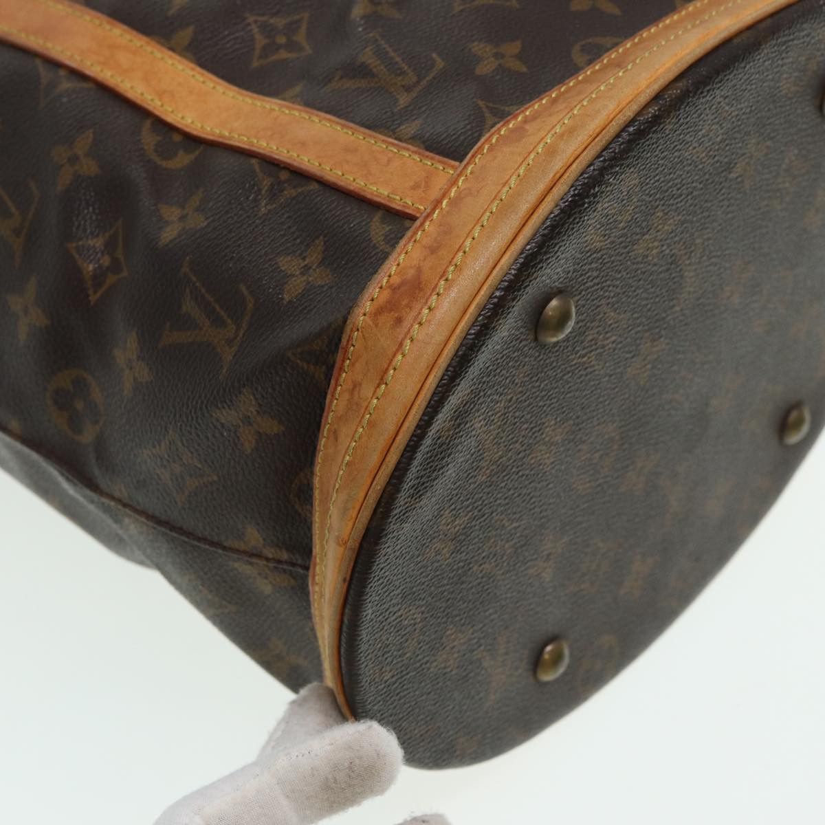 Louis Vuitton Bucket Brown Canvas Shoulder Bag (Pre-Owned) Size ONE SIZE - 13 Thumbnail
