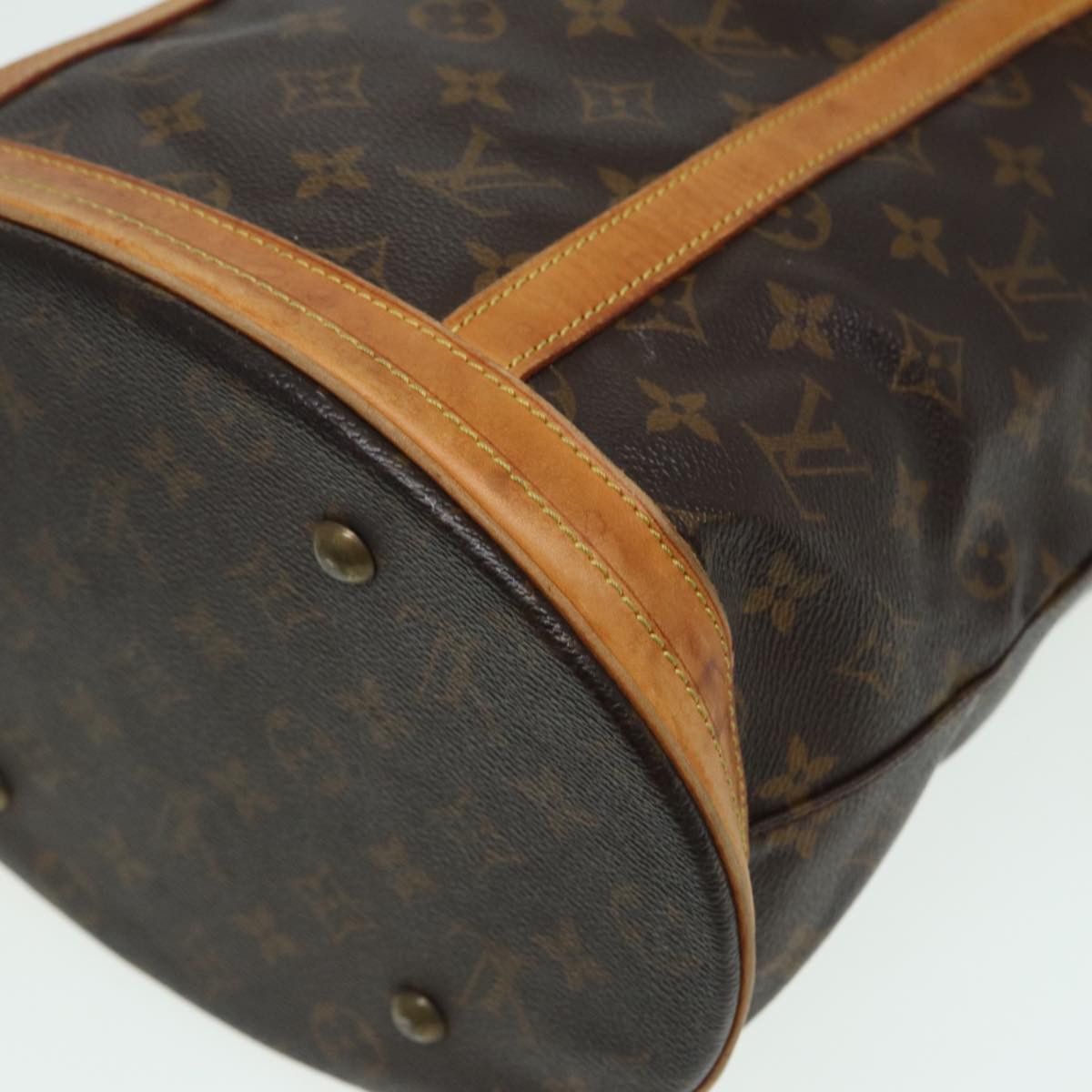 Louis Vuitton Bucket Brown Canvas Shoulder Bag (Pre-Owned) Size ONE SIZE - 16 Thumbnail
