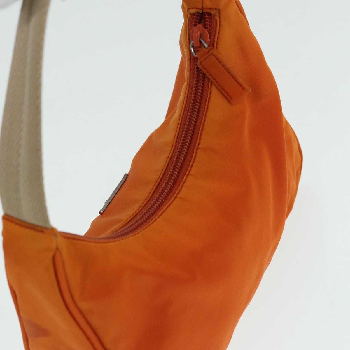 Prada Re-Edition Orange Synthetic Handbag (Pre-Owned) Size ONE SIZE - 17 Thumbnail