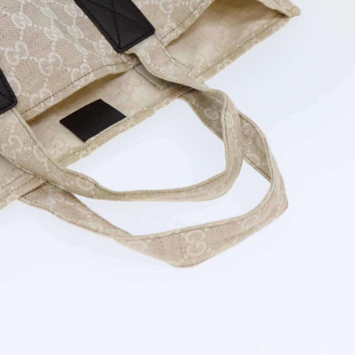 Gucci Cabas Beige Canvas Tote Bag (Pre-Owned) Size ONE SIZE - 12 Thumbnail