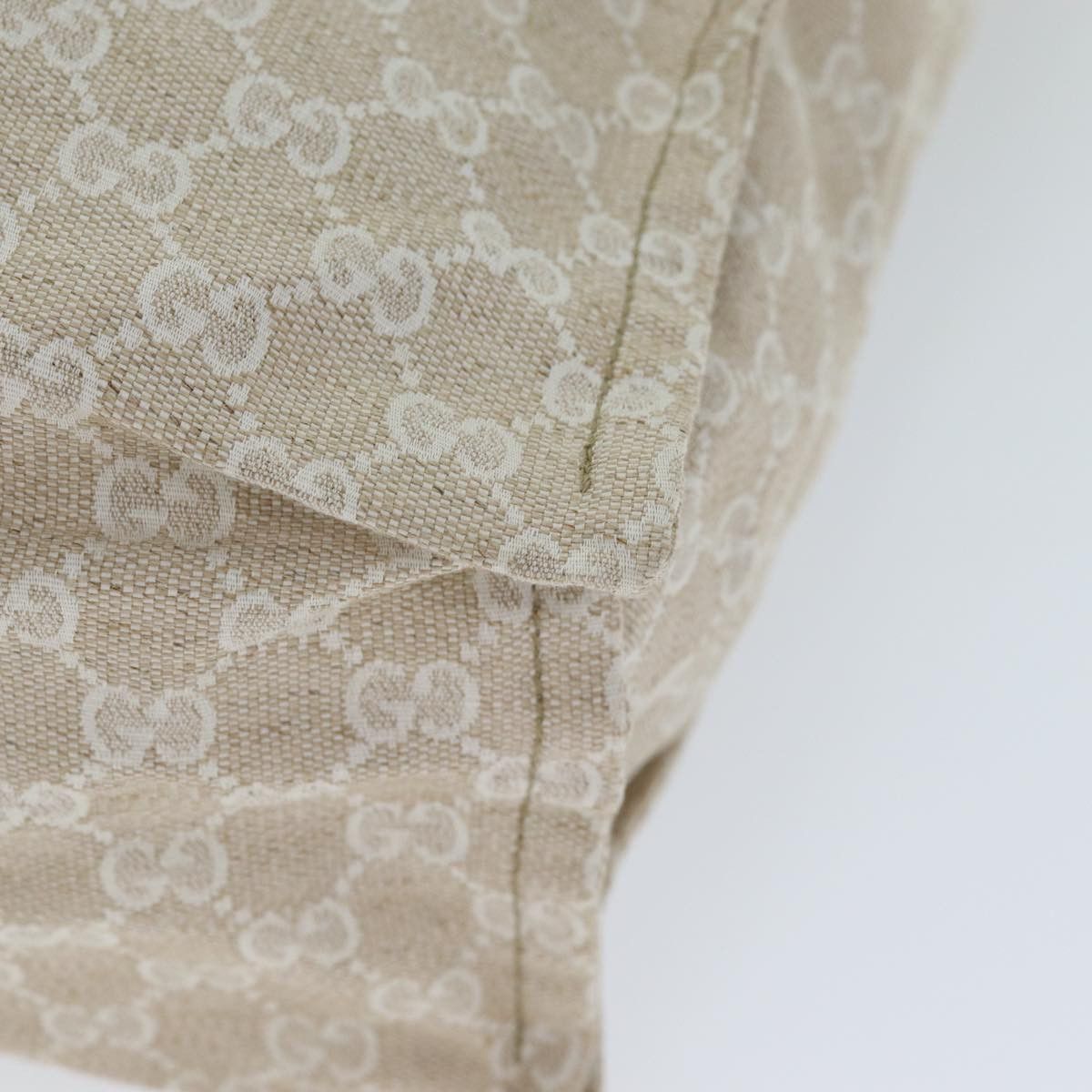 Gucci Cabas Beige Canvas Tote Bag (Pre-Owned) Size ONE SIZE - 14 Thumbnail