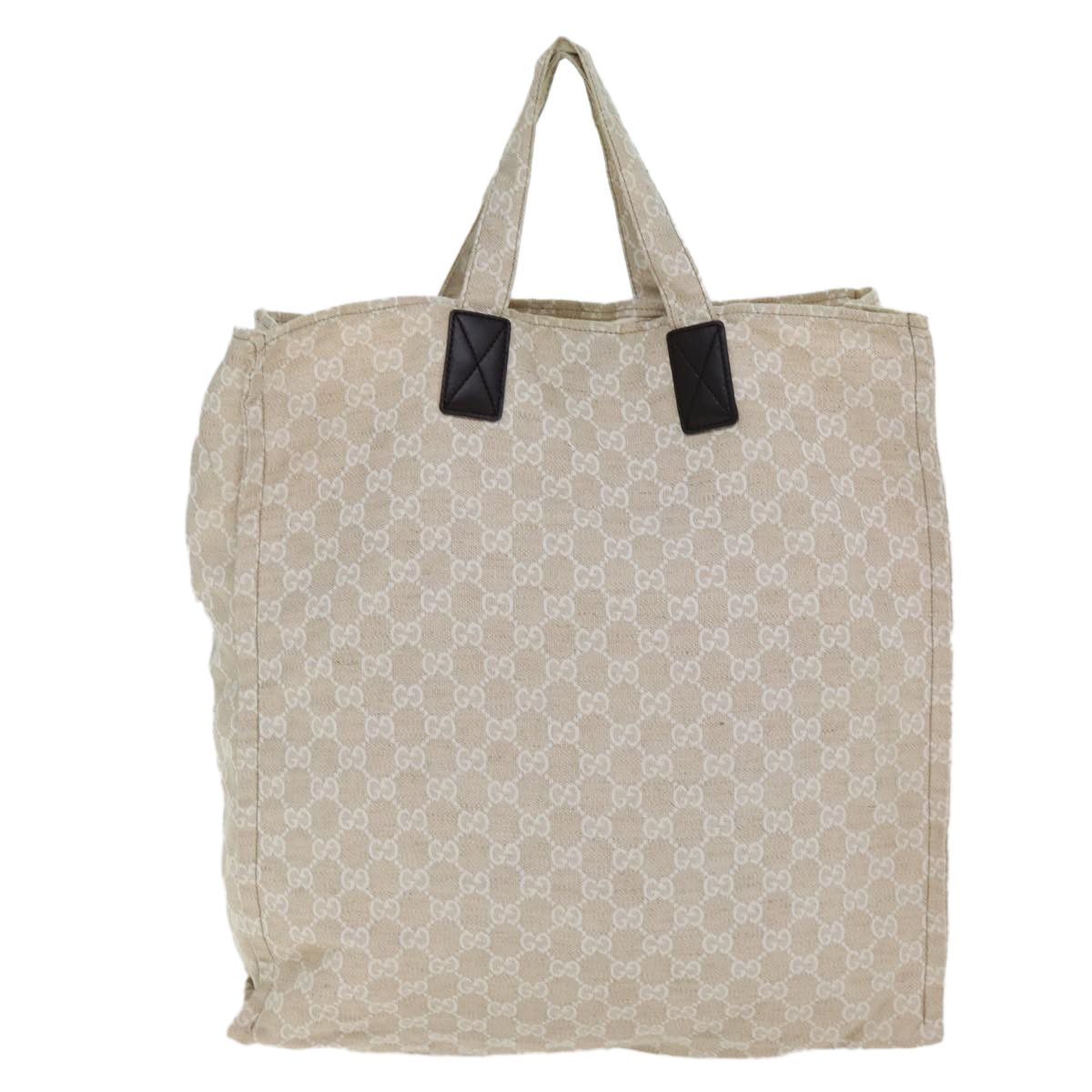 Gucci Cabas Beige Canvas Tote Bag (Pre-Owned) Size ONE SIZE - 2 Thumbnail
