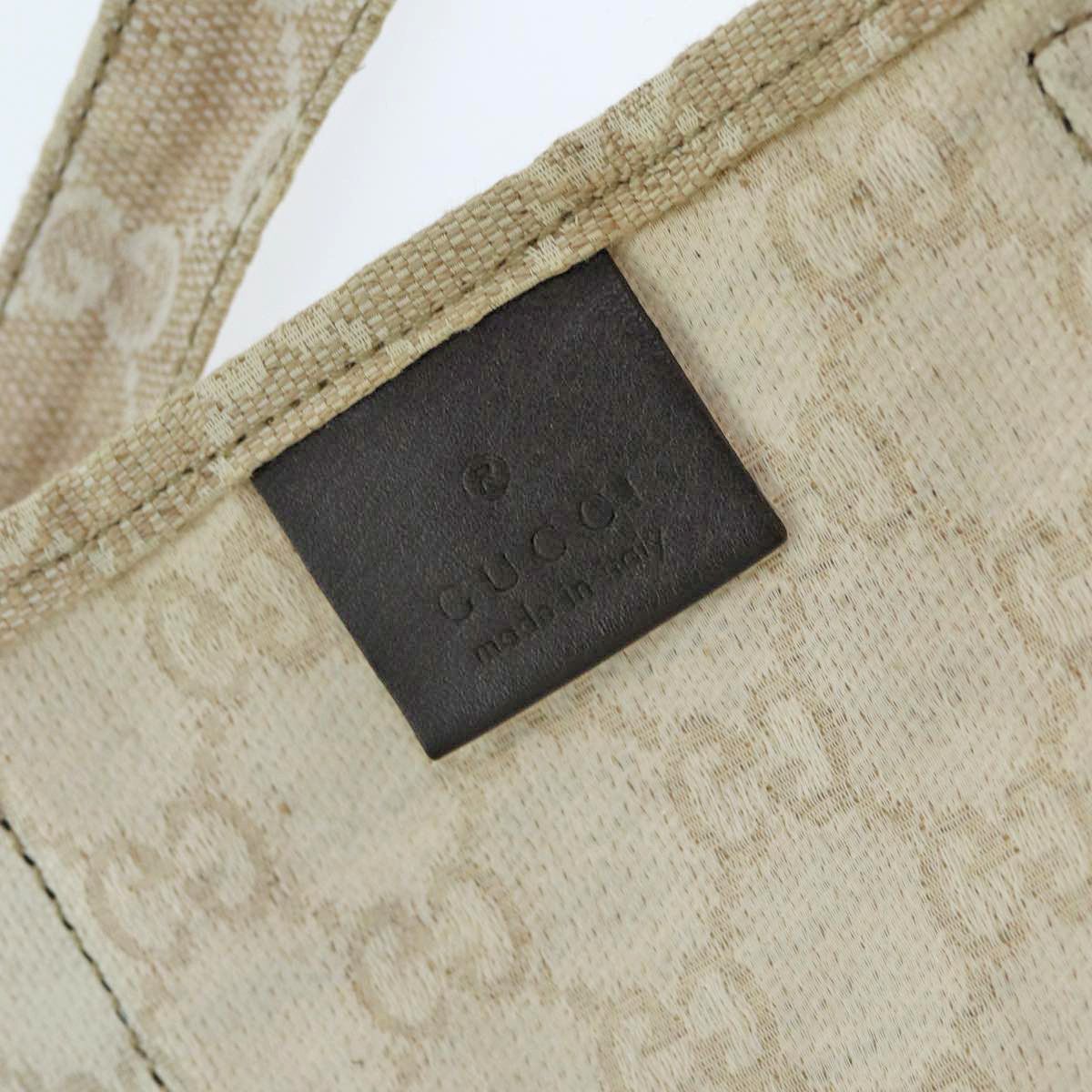 Gucci Cabas Beige Canvas Tote Bag (Pre-Owned) Size ONE SIZE - 8 Thumbnail