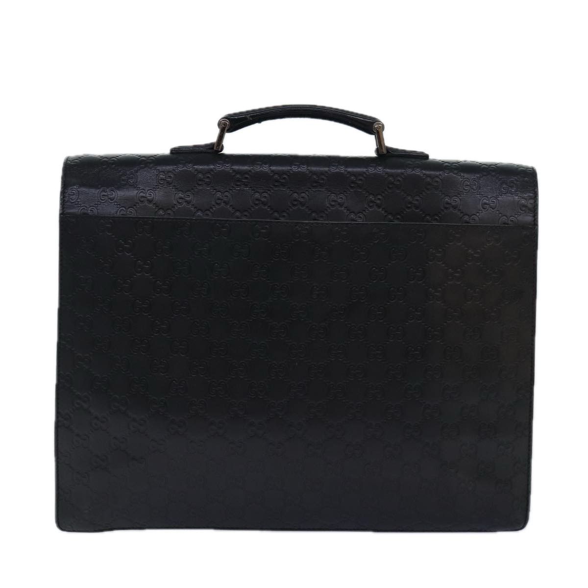 Gucci Gg Supreme Black Leather Handbag (Pre-Owned) Size ONE SIZE - 2 Thumbnail