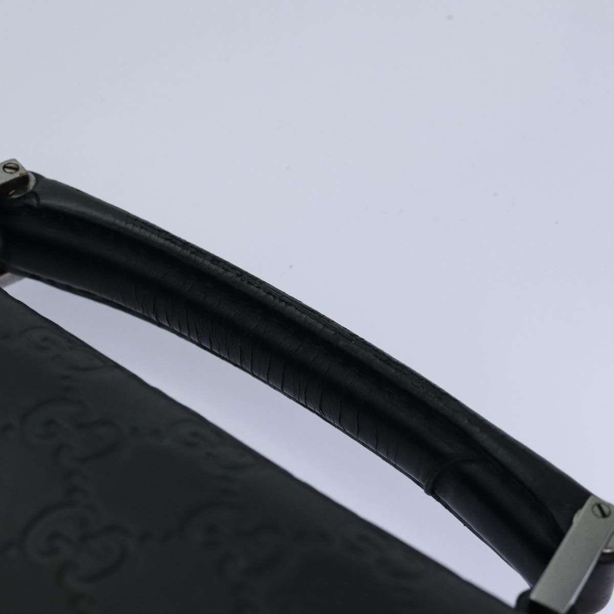 Gucci Gg Supreme Black Leather Handbag (Pre-Owned) Size ONE SIZE - 12 Thumbnail