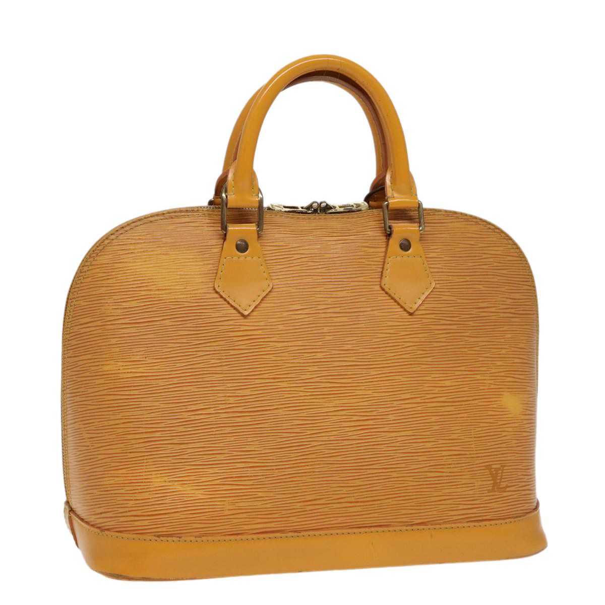 Louis Vuitton Alma Yellow Leather Handbag (Pre-Owned) Size ONE SIZE - 19 Thumbnail