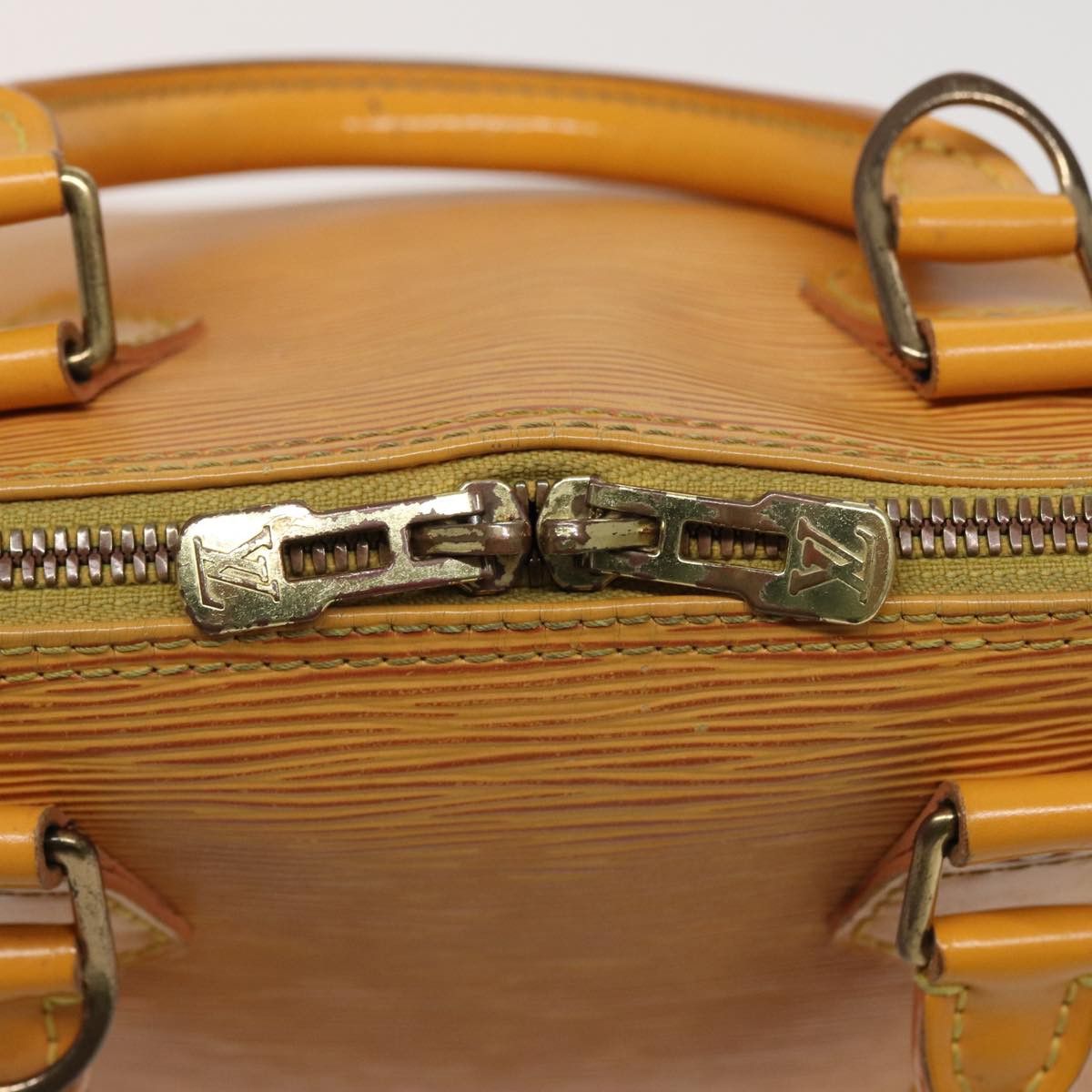 Louis Vuitton Alma Yellow Leather Handbag (Pre-Owned) Size ONE SIZE - 18 Thumbnail