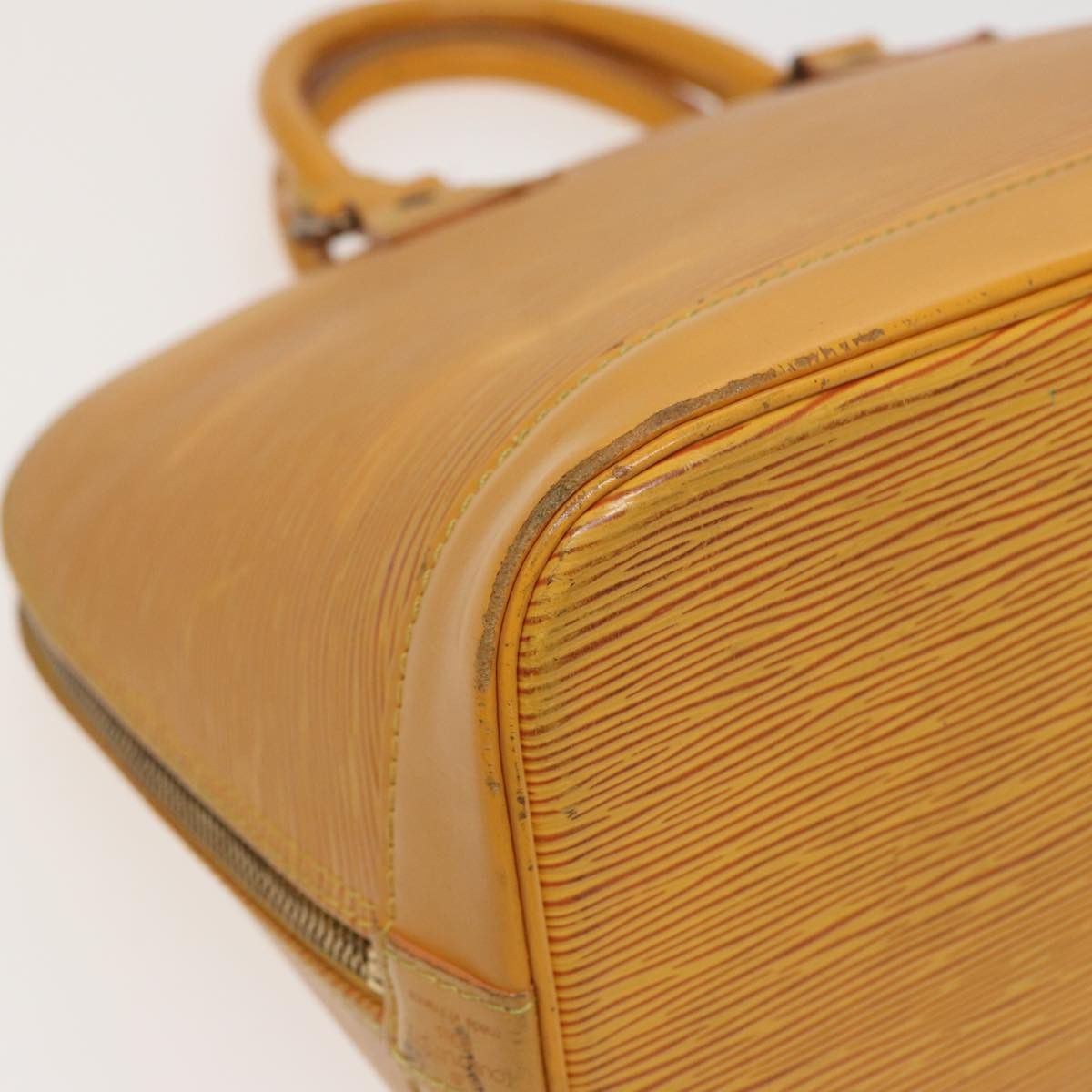 Louis Vuitton Alma Yellow Leather Handbag (Pre-Owned) Size ONE SIZE - 14 Thumbnail