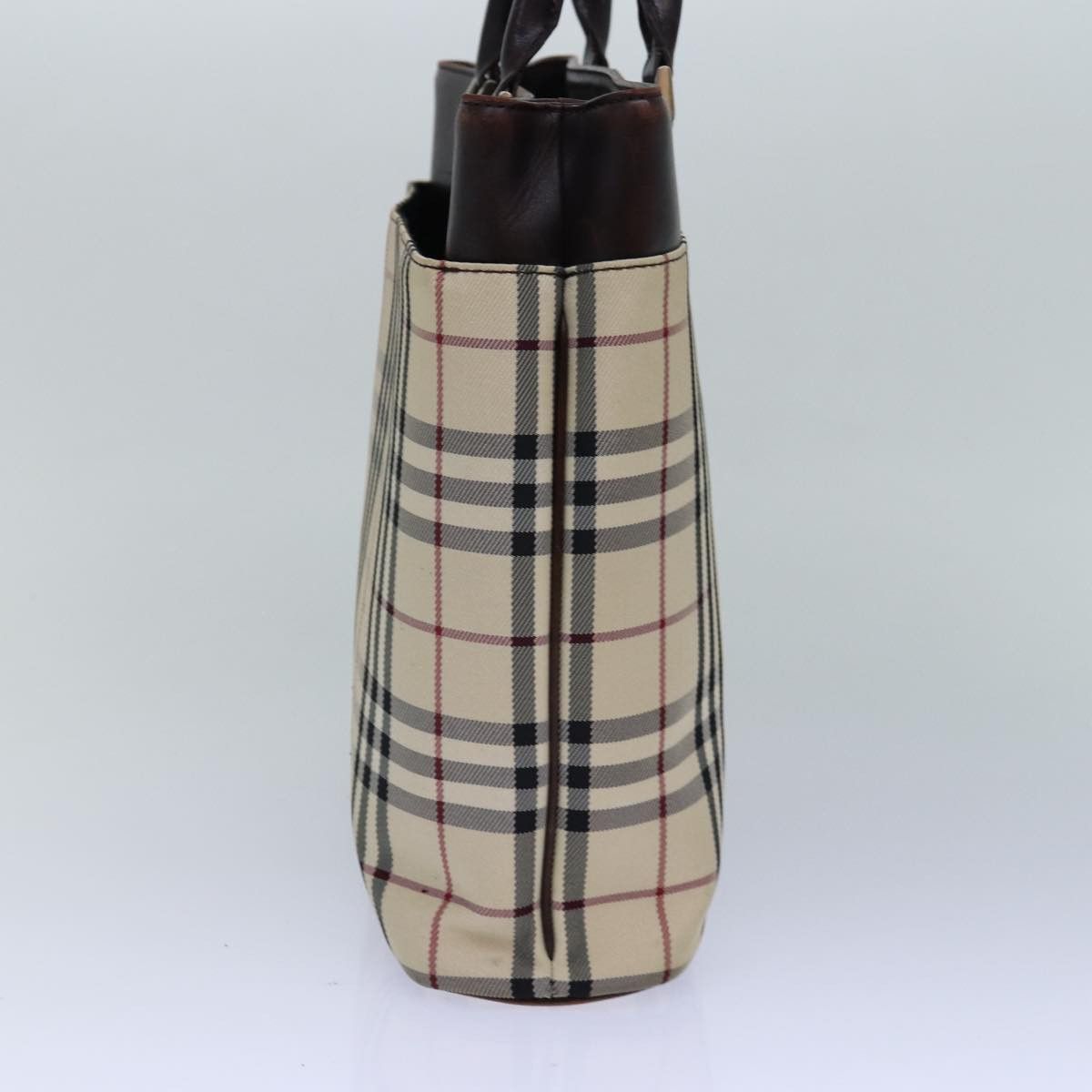 Burberry Nova Check Beige Synthetic Handbag (Pre-Owned) Size ONE SIZE - 4 Thumbnail