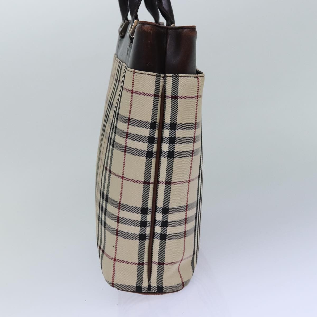 Burberry Nova Check Beige Synthetic Handbag (Pre-Owned) Size ONE SIZE - 3 Thumbnail