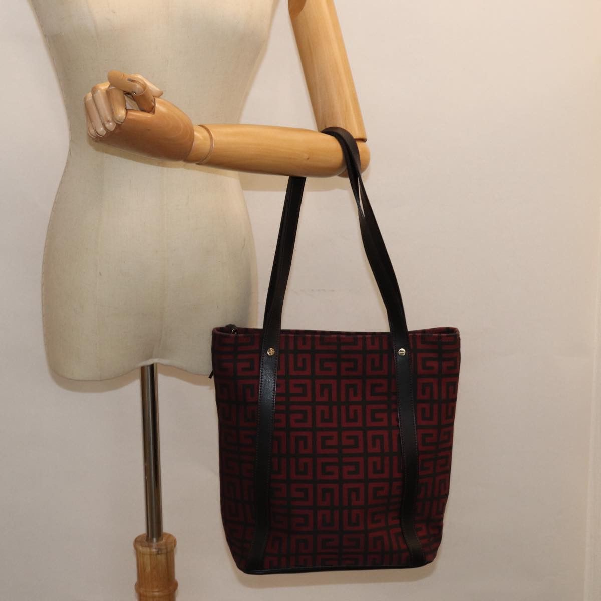 -- Red Canvas Tote Bag (Pre-Owned)