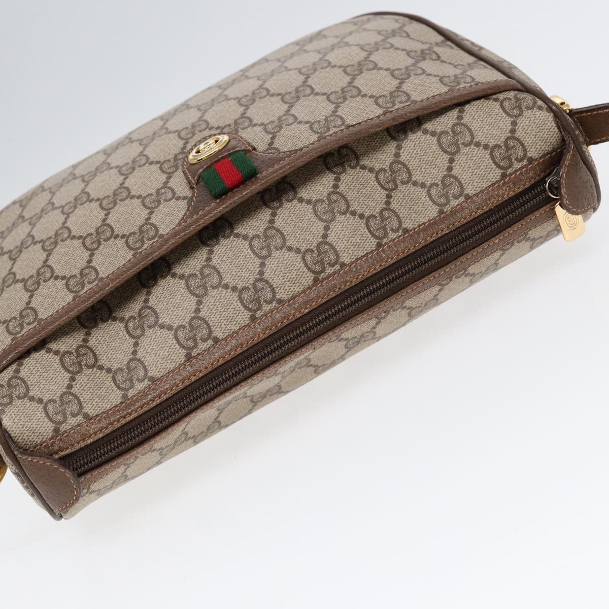 Gucci Ophidia Beige Canvas Shoulder Bag (Pre-Owned) Size ONE SIZE - 14 Thumbnail
