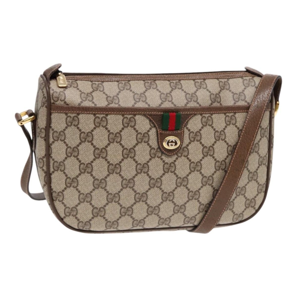 Gucci Ophidia Beige Canvas Shoulder Bag (Pre-Owned) Size ONE SIZE - 12 Thumbnail