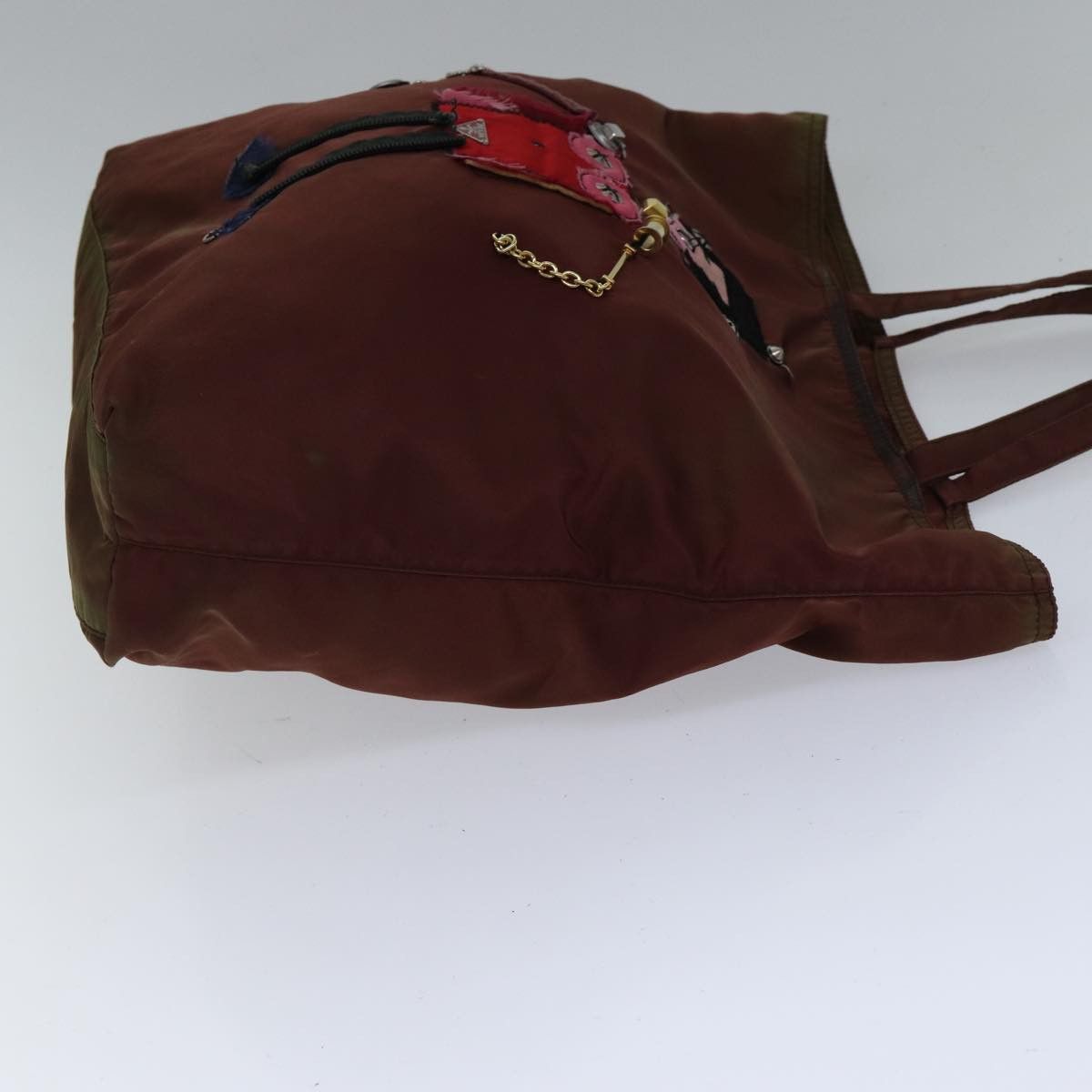 Prada Robot Brown Synthetic Tote Bag (Pre-Owned) Size ONE SIZE - 12 Thumbnail