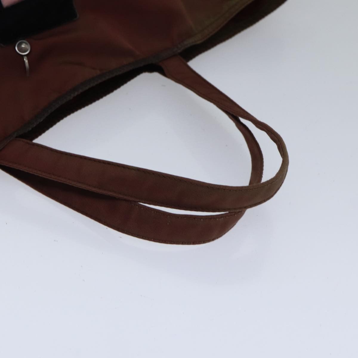 Prada Robot Brown Synthetic Tote Bag (Pre-Owned) Size ONE SIZE - 4 Thumbnail