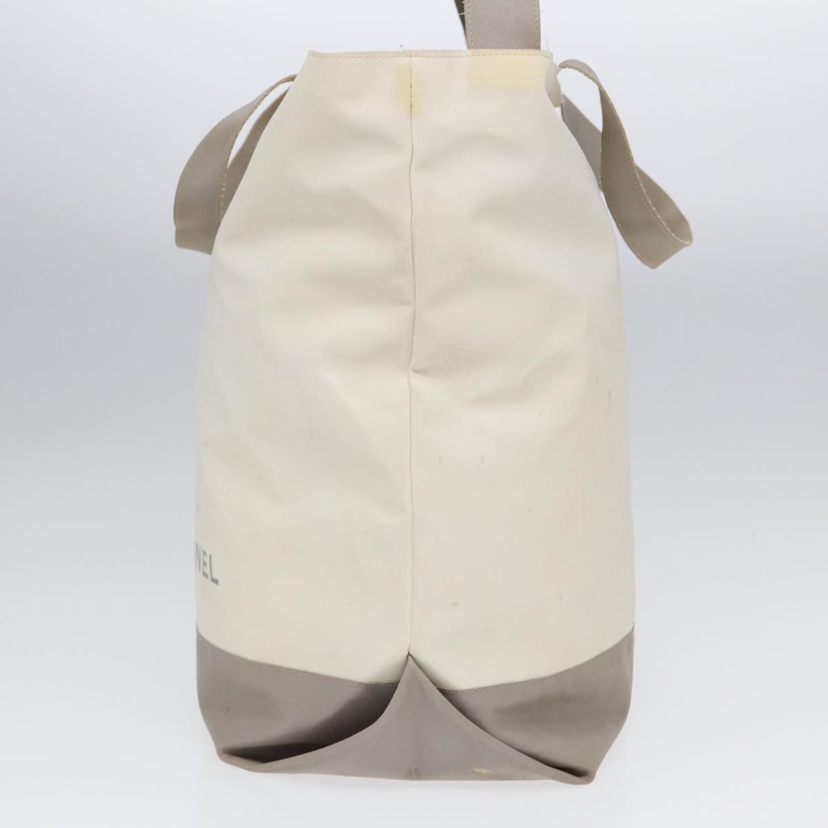 Chanel Cabas White Canvas Tote Bag (Pre-Owned) Size ONE SIZE - 4 Thumbnail