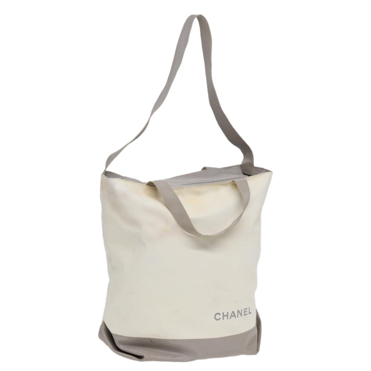 Chanel Cabas White Canvas Tote Bag (Pre-Owned) Size ONE SIZE - 18 Thumbnail