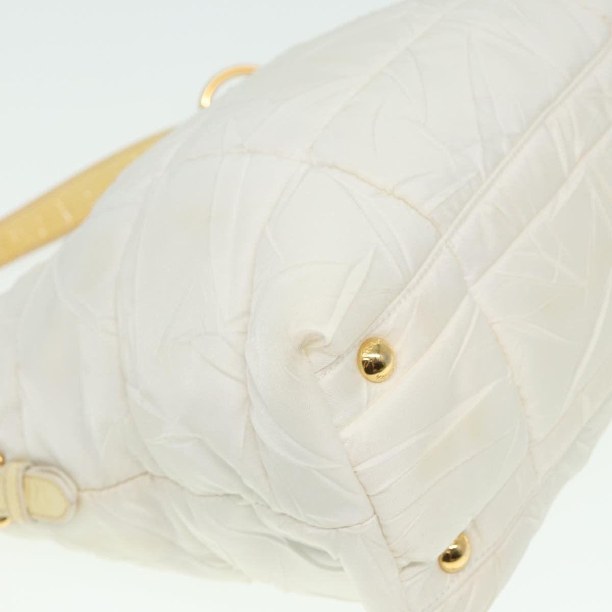 Prada White Synthetic Shoulder Bag (Pre-Owned) Size ONE SIZE - 18 Thumbnail