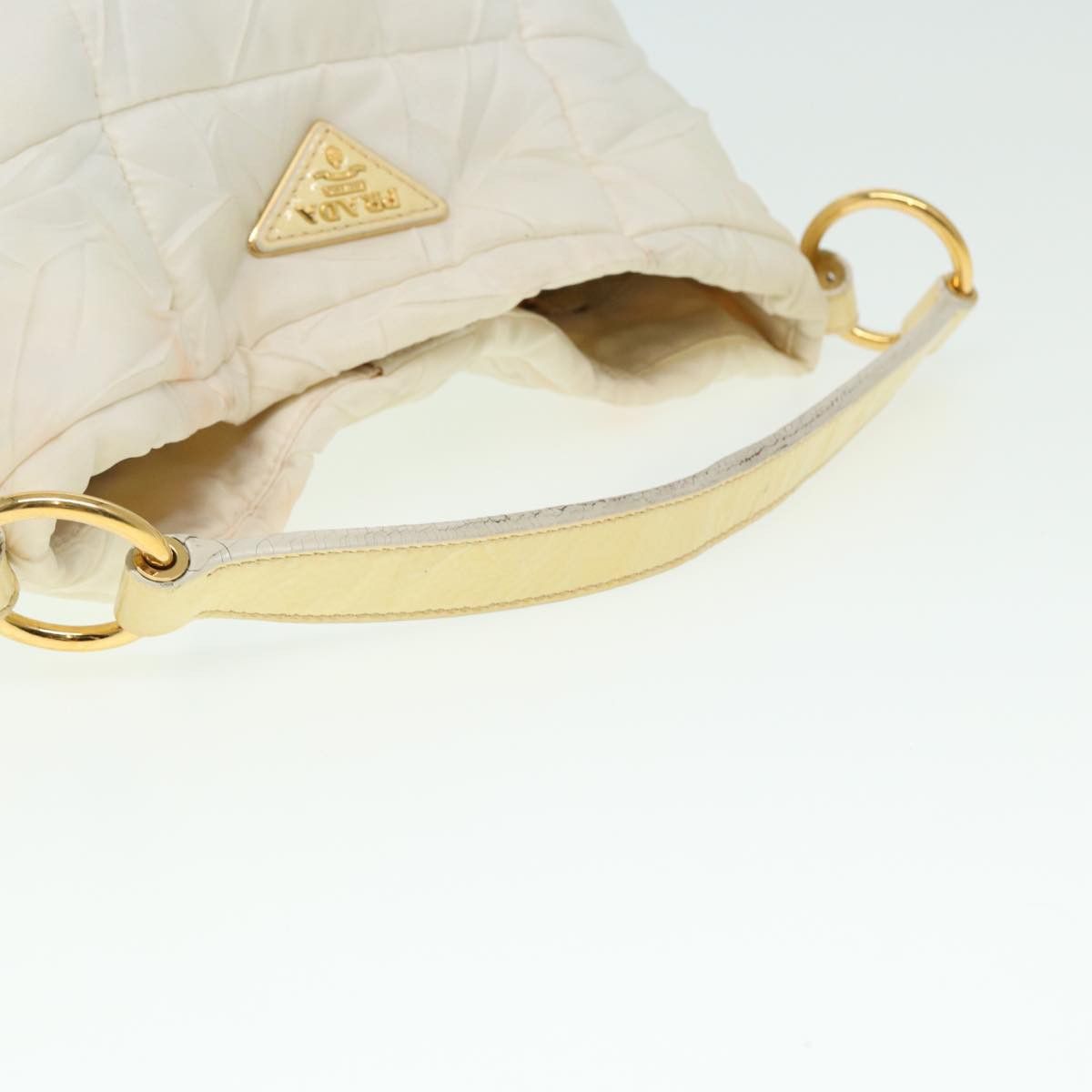 Prada White Synthetic Shoulder Bag (Pre-Owned) Size ONE SIZE - 12 Thumbnail