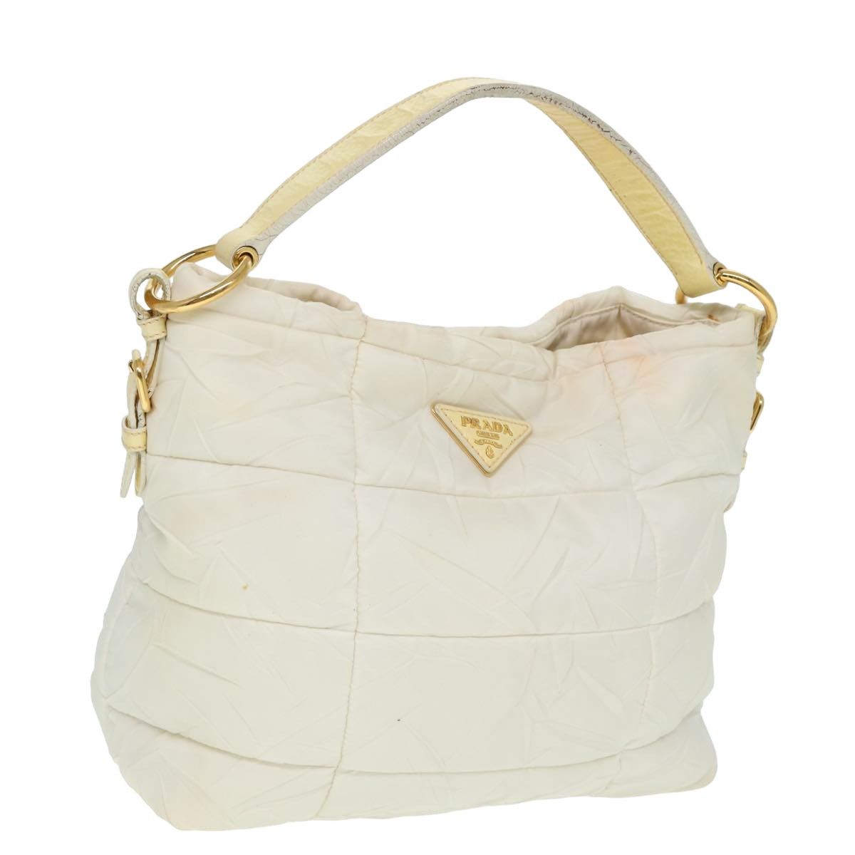 Prada White Synthetic Shoulder Bag (Pre-Owned) Size ONE SIZE - 14 Thumbnail