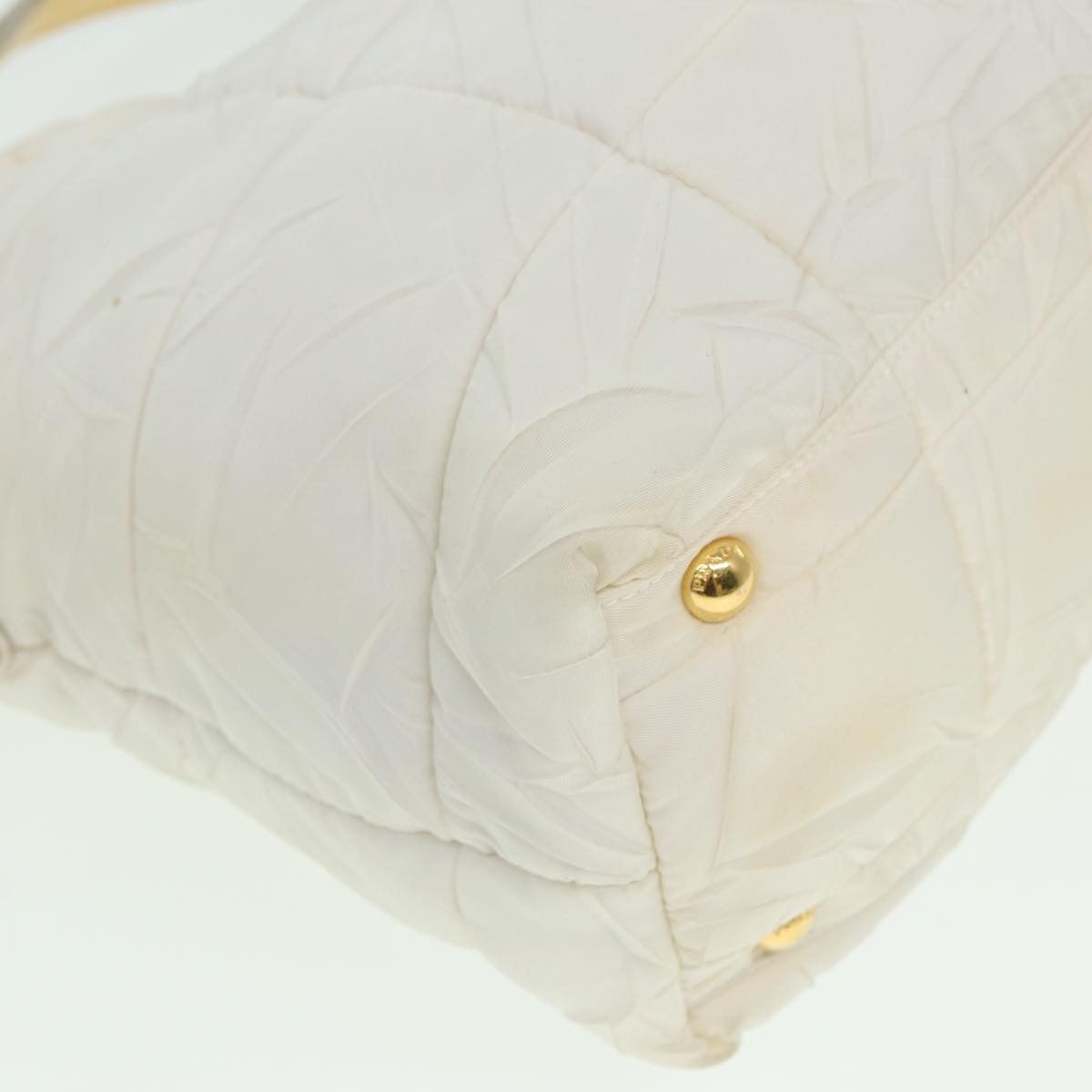 Prada White Synthetic Shoulder Bag (Pre-Owned) Size ONE SIZE - 16 Thumbnail