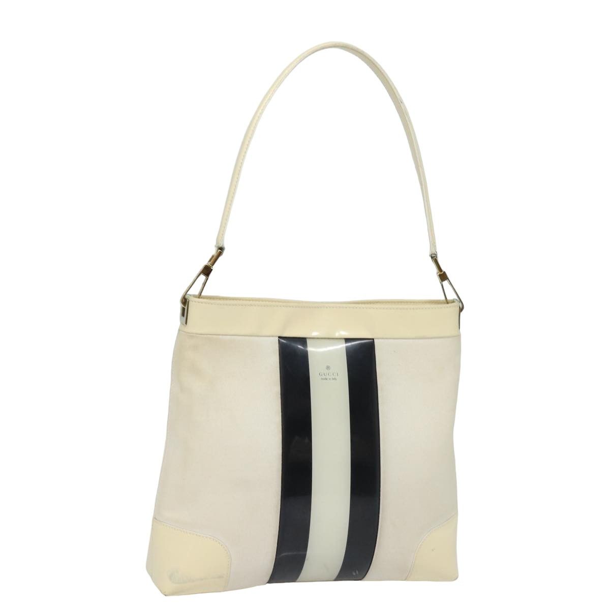 Gucci Black Canvas Shoulder Bag (Pre-Owned) Size ONE SIZE - 18 Thumbnail