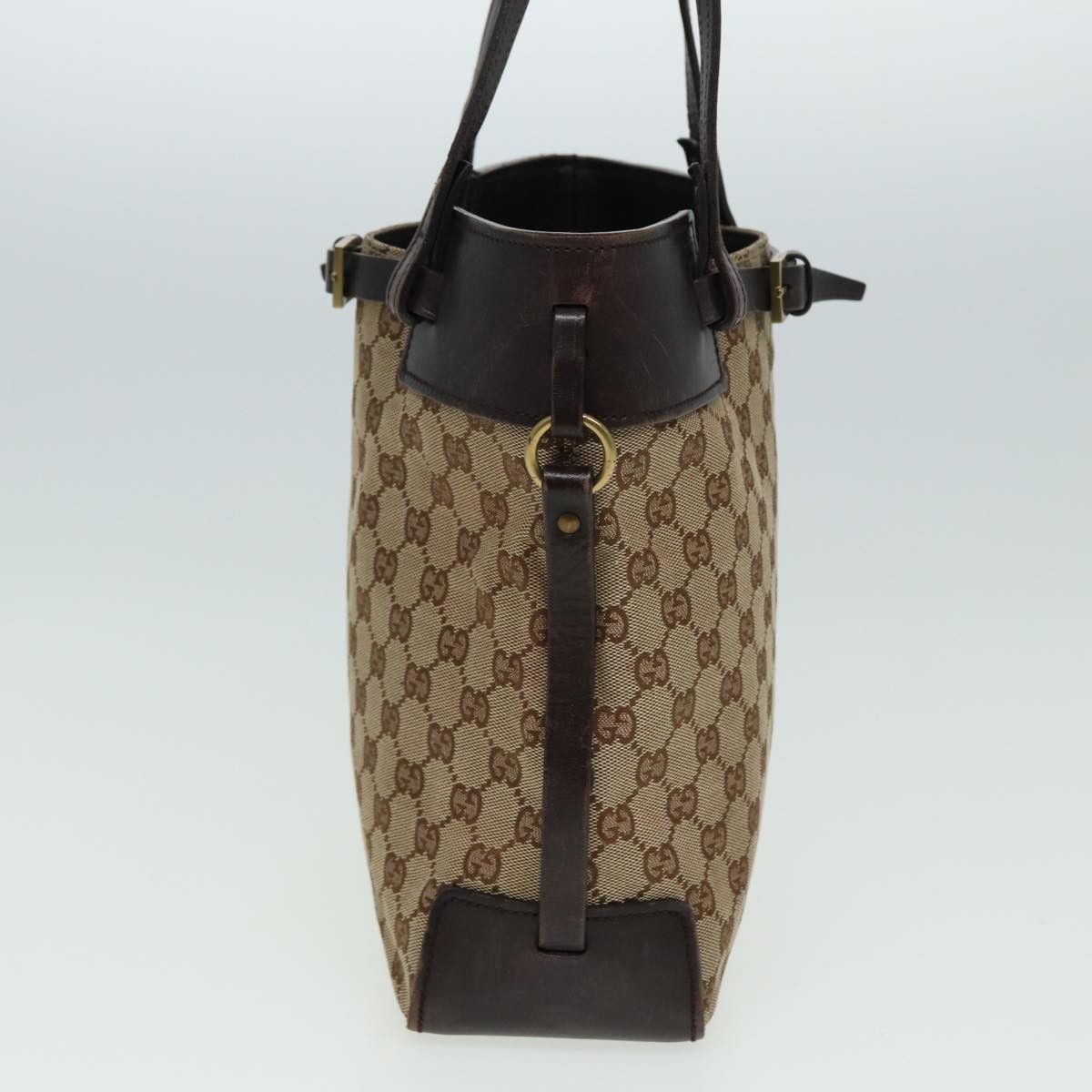 Gucci Gg Canvas Beige Canvas Tote Bag (Pre-Owned) Size ONE SIZE - 8 Thumbnail