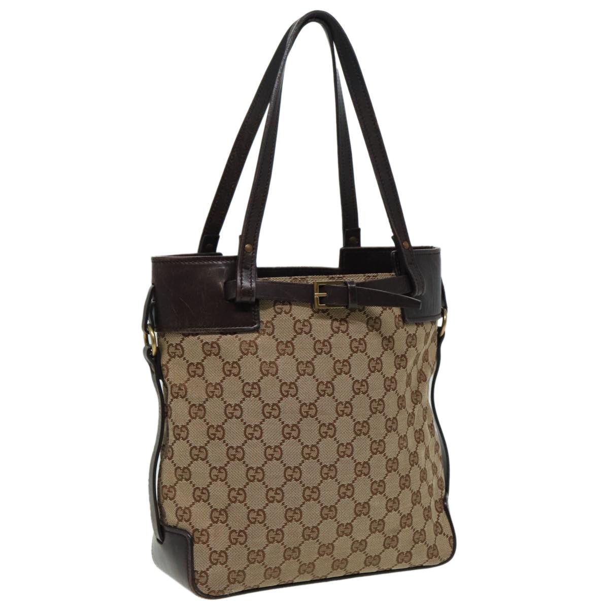 Gucci Gg Canvas Beige Canvas Tote Bag (Pre-Owned) Size ONE SIZE - 2 Thumbnail