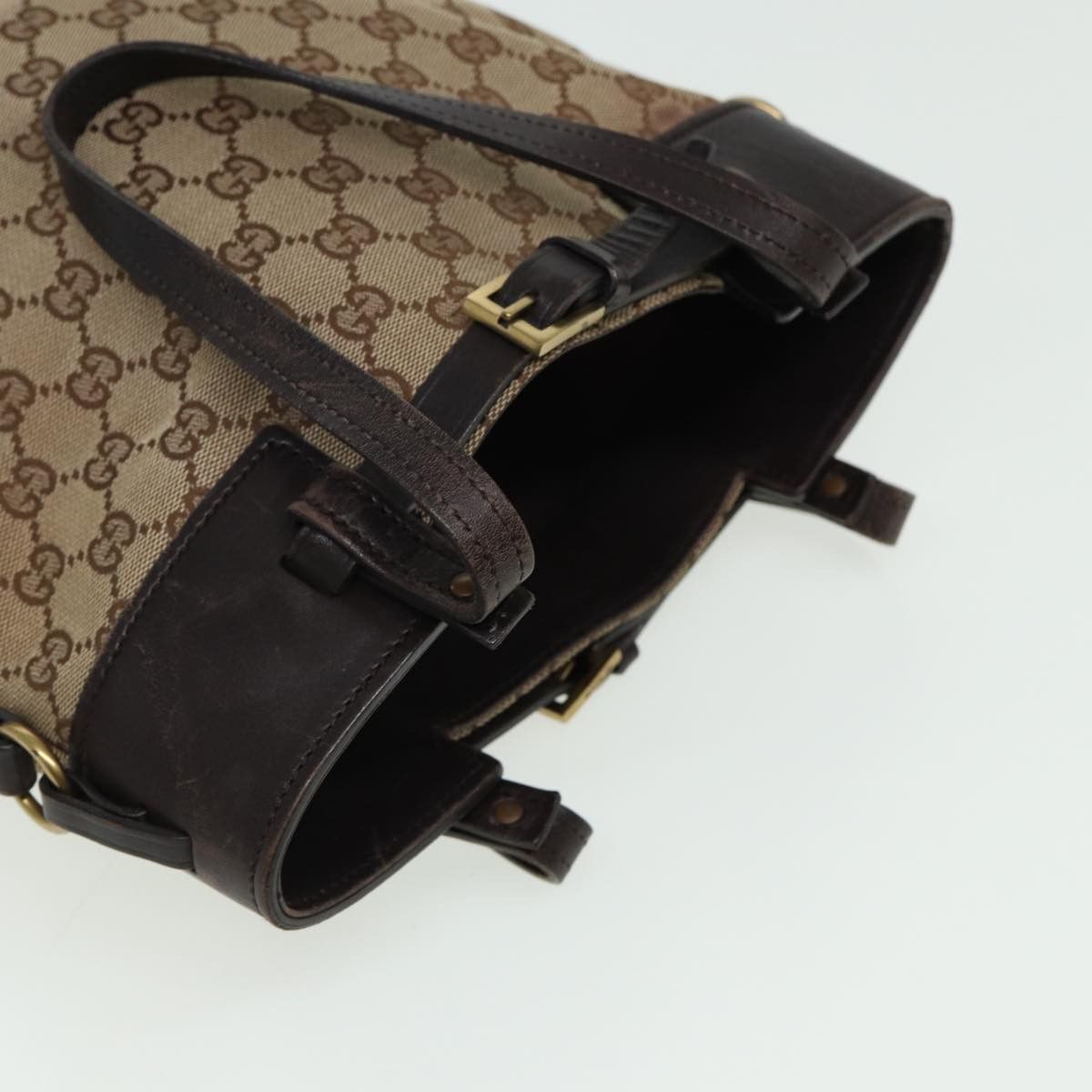 Gucci Gg Canvas Beige Canvas Tote Bag (Pre-Owned) Size ONE SIZE - 9 Thumbnail
