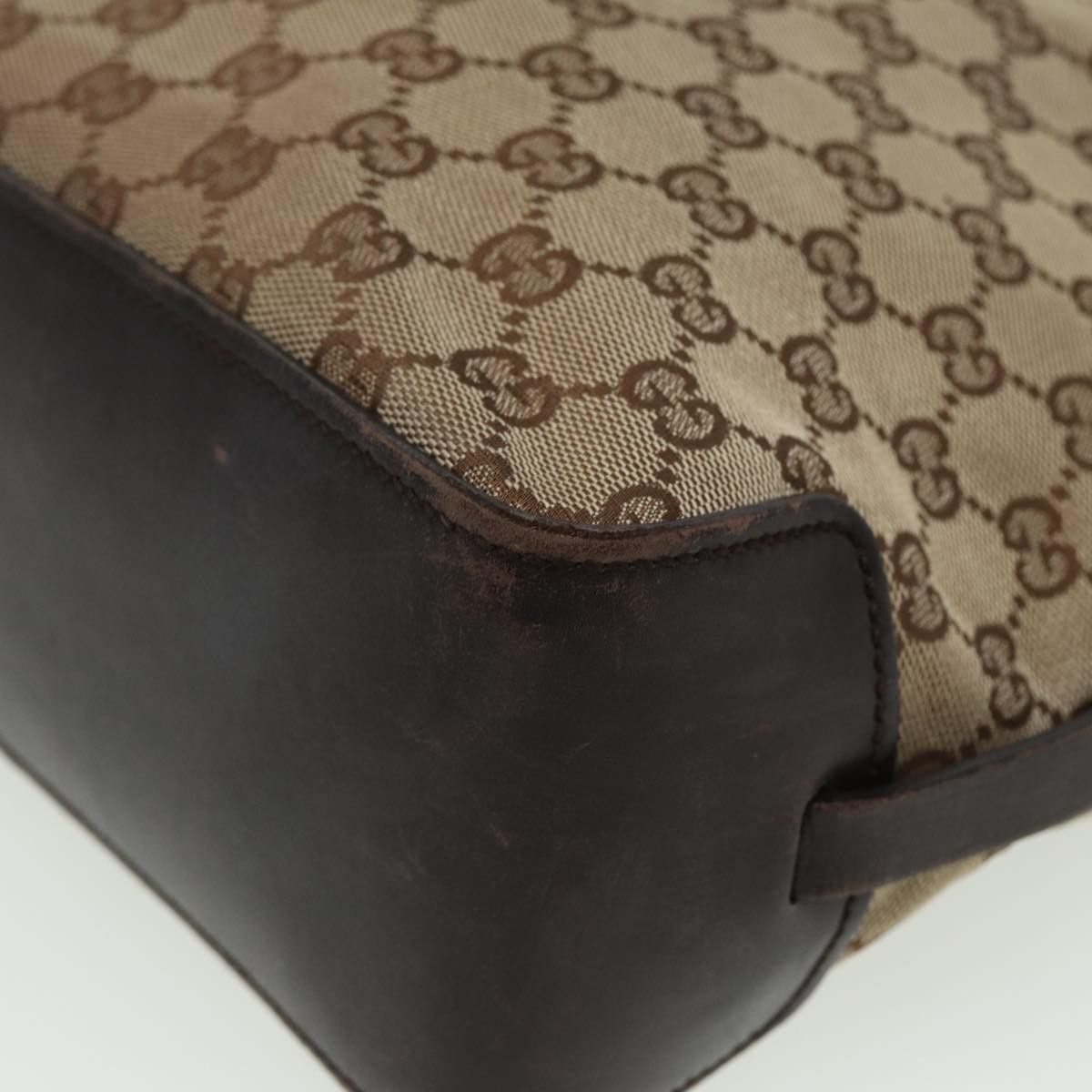 Gucci Gg Canvas Beige Canvas Tote Bag (Pre-Owned) Size ONE SIZE - 13 Thumbnail