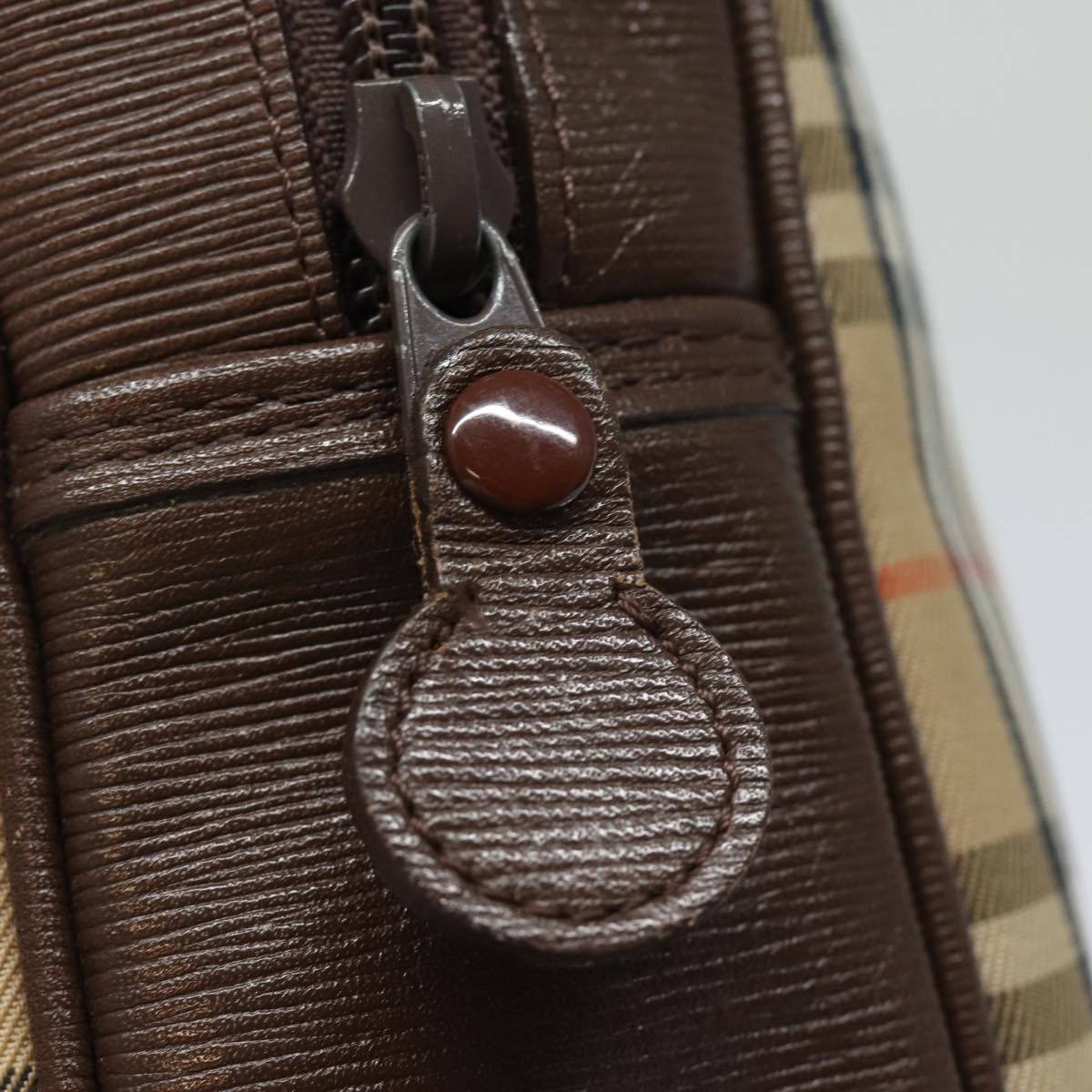 Burberry Nova Check Beige Canvas Handbag (Pre-Owned) Size ONE SIZE - 11 Thumbnail