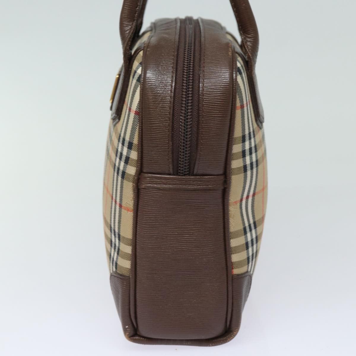 Burberry Nova Check Beige Canvas Handbag (Pre-Owned) Size ONE SIZE - 10 Thumbnail