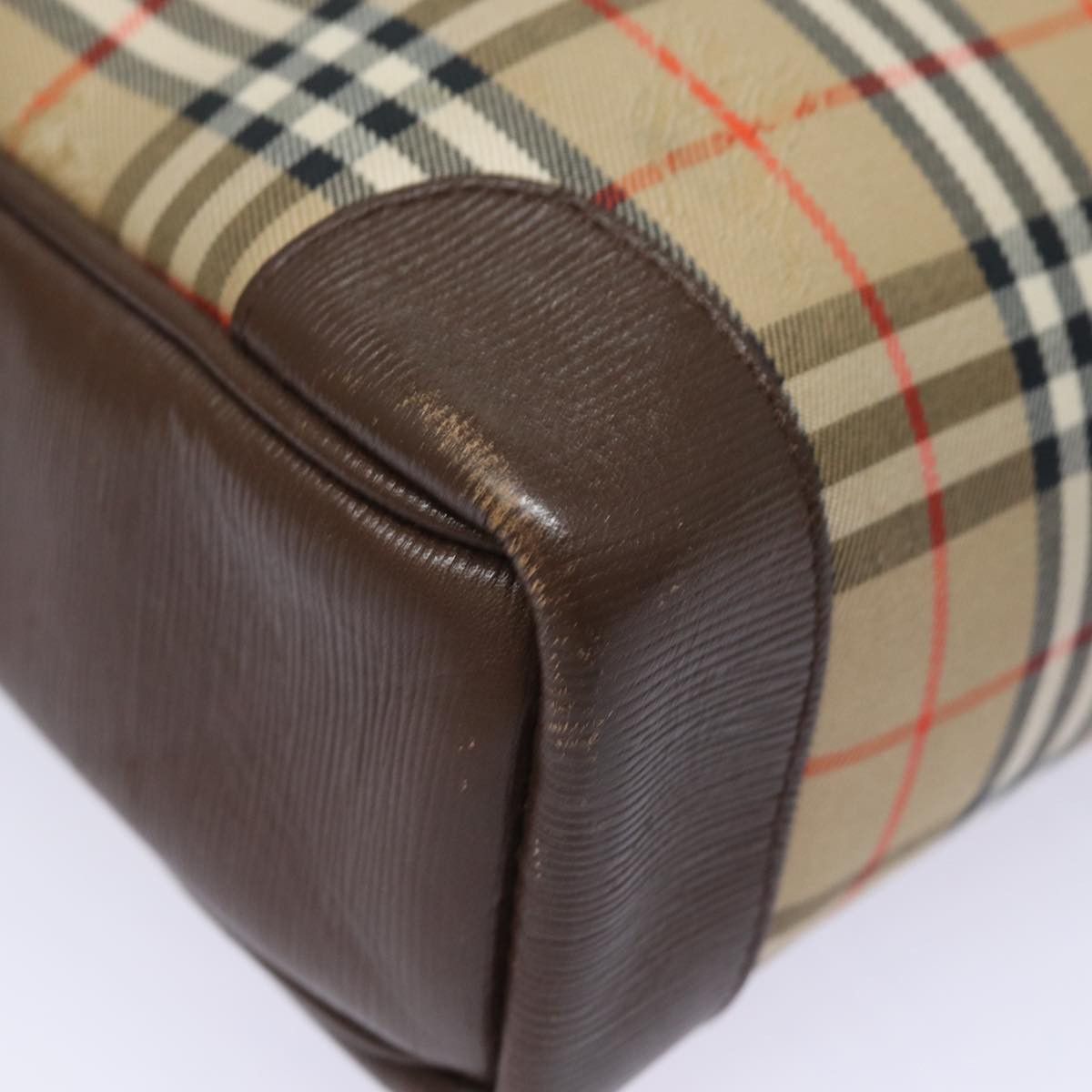 Burberry Nova Check Beige Canvas Handbag (Pre-Owned) Size ONE SIZE - 8 Thumbnail