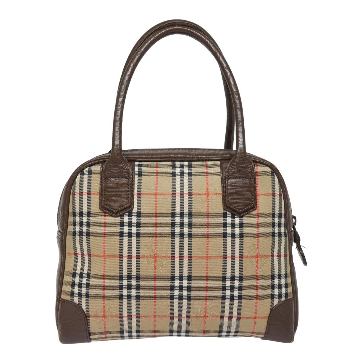 Burberry Nova Check Beige Canvas Handbag (Pre-Owned) Size ONE SIZE - 2 Thumbnail