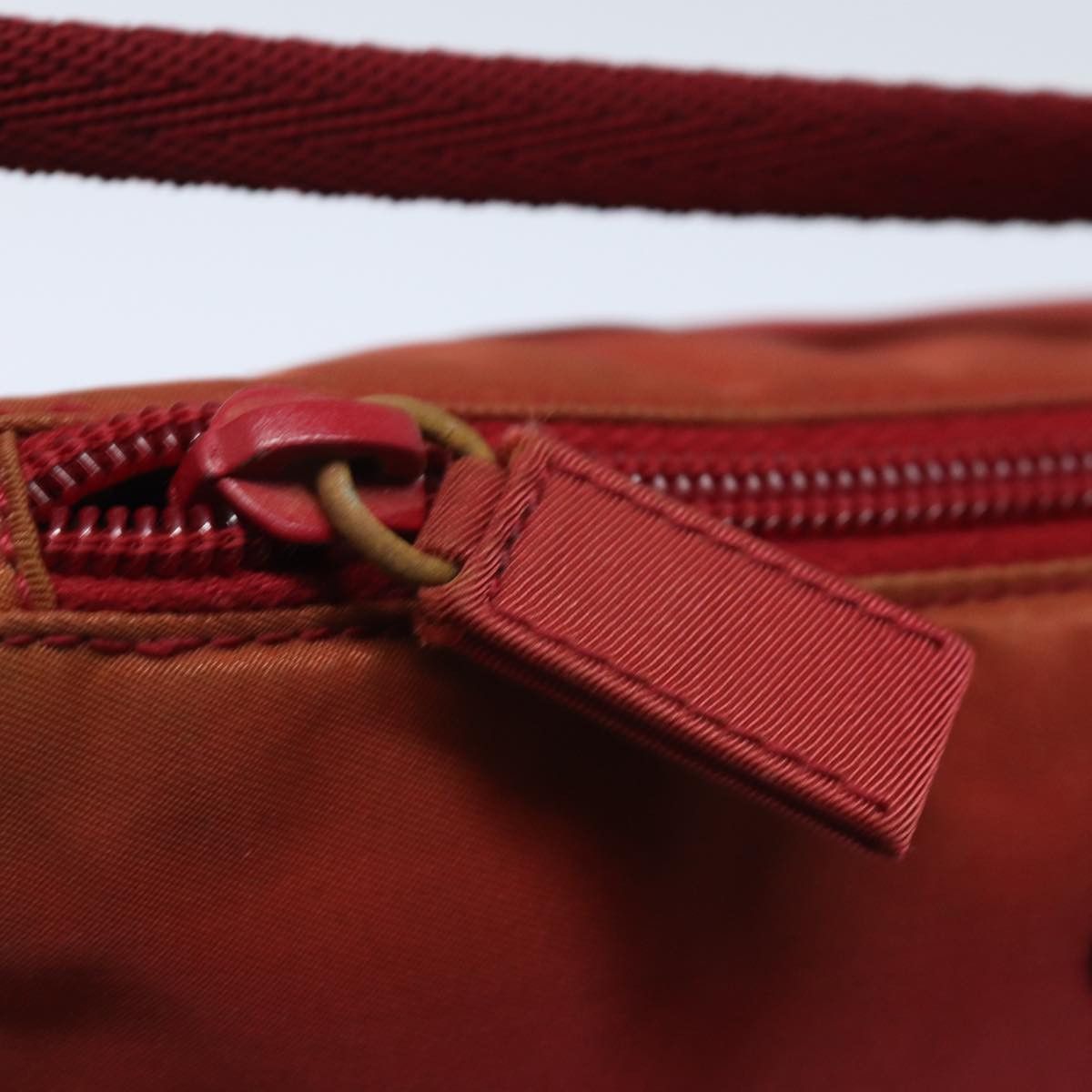 Prada Tessuto Red Synthetic Clutch Bag (Pre-Owned) Size ONE SIZE - 18 Thumbnail