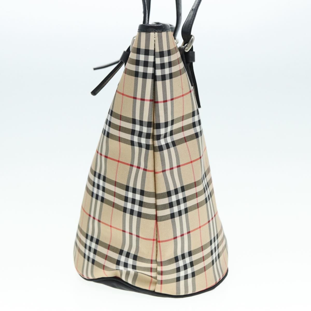 Burberry Nova Check Beige Synthetic Tote Bag (Pre-Owned) Size ONE SIZE - 8 Thumbnail