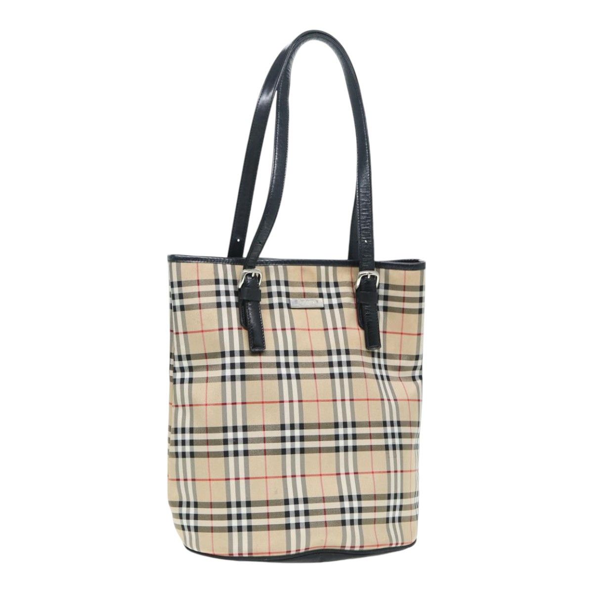 Burberry Nova Check Beige Synthetic Tote Bag (Pre-Owned) Size ONE SIZE - 14 Thumbnail