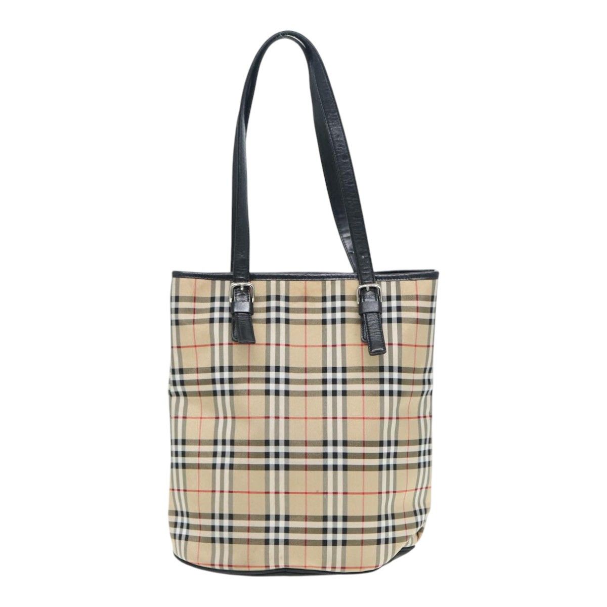 Burberry Nova Check Beige Synthetic Tote Bag (Pre-Owned) Size ONE SIZE - 2 Thumbnail