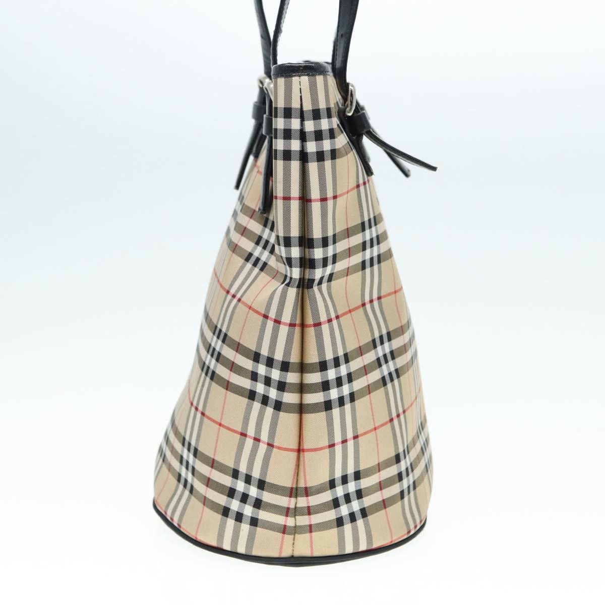 Burberry Nova Check Beige Synthetic Tote Bag (Pre-Owned) Size ONE SIZE - 4 Thumbnail