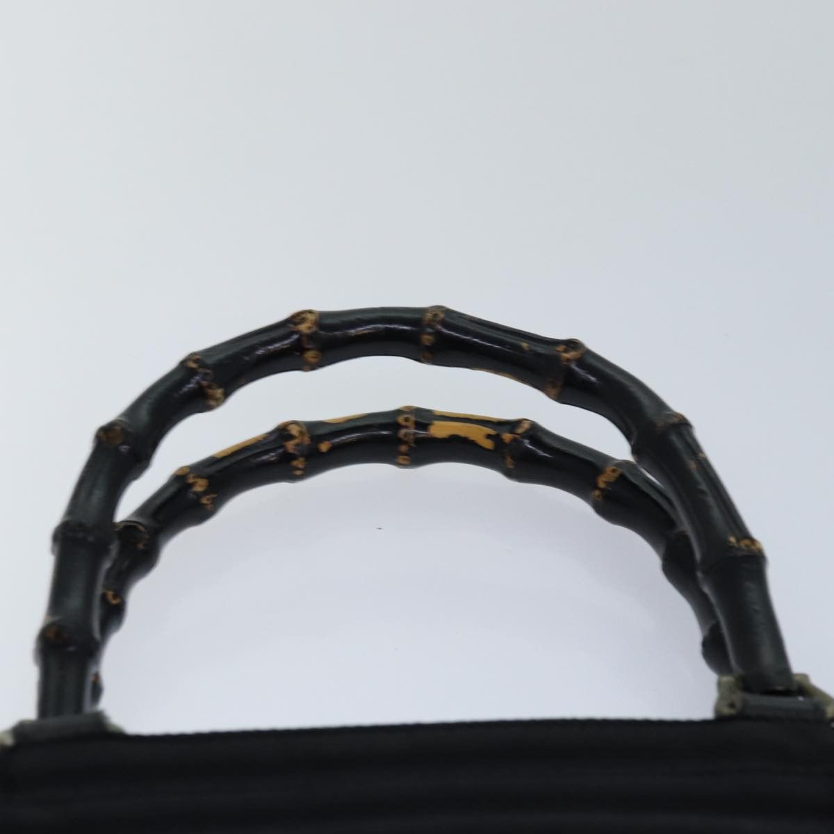 Gucci Bamboo Black Synthetic Handbag (Pre-Owned) Size ONE SIZE - 13 Thumbnail