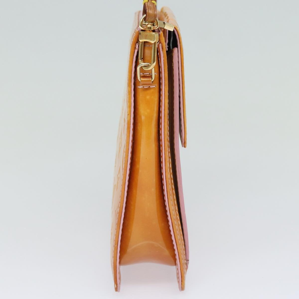 Louis Vuitton Mott Yellow Patent Leather Shoulder Bag (Pre-Owned) Size ONE SIZE - 3 Thumbnail