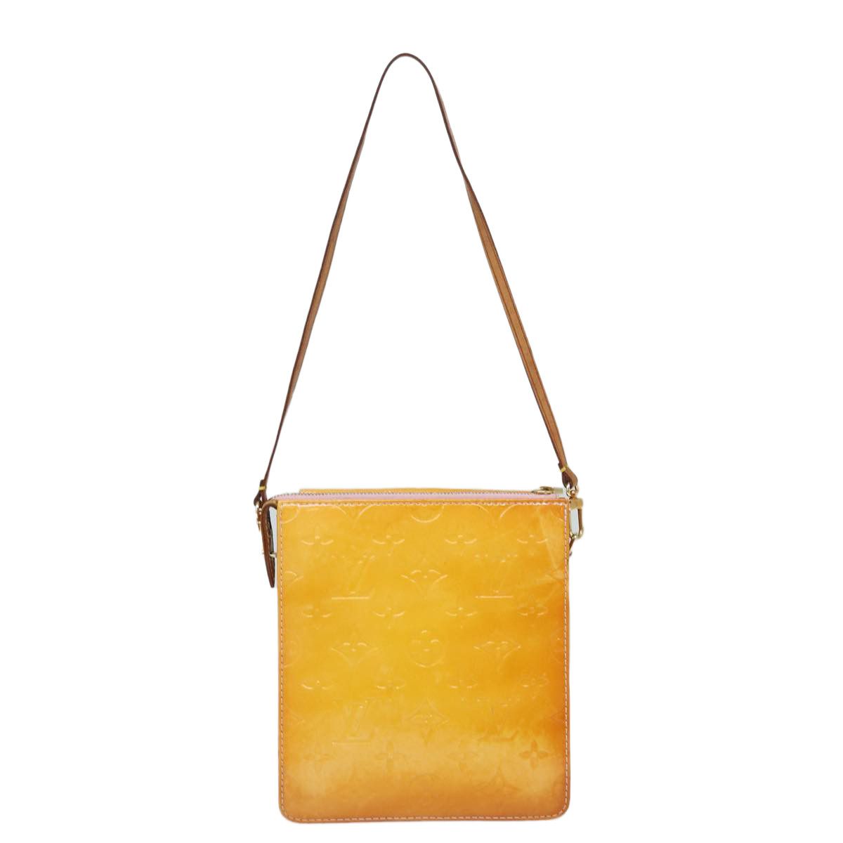 Louis Vuitton Mott Yellow Patent Leather Shoulder Bag (Pre-Owned) Size ONE SIZE - 2 Thumbnail