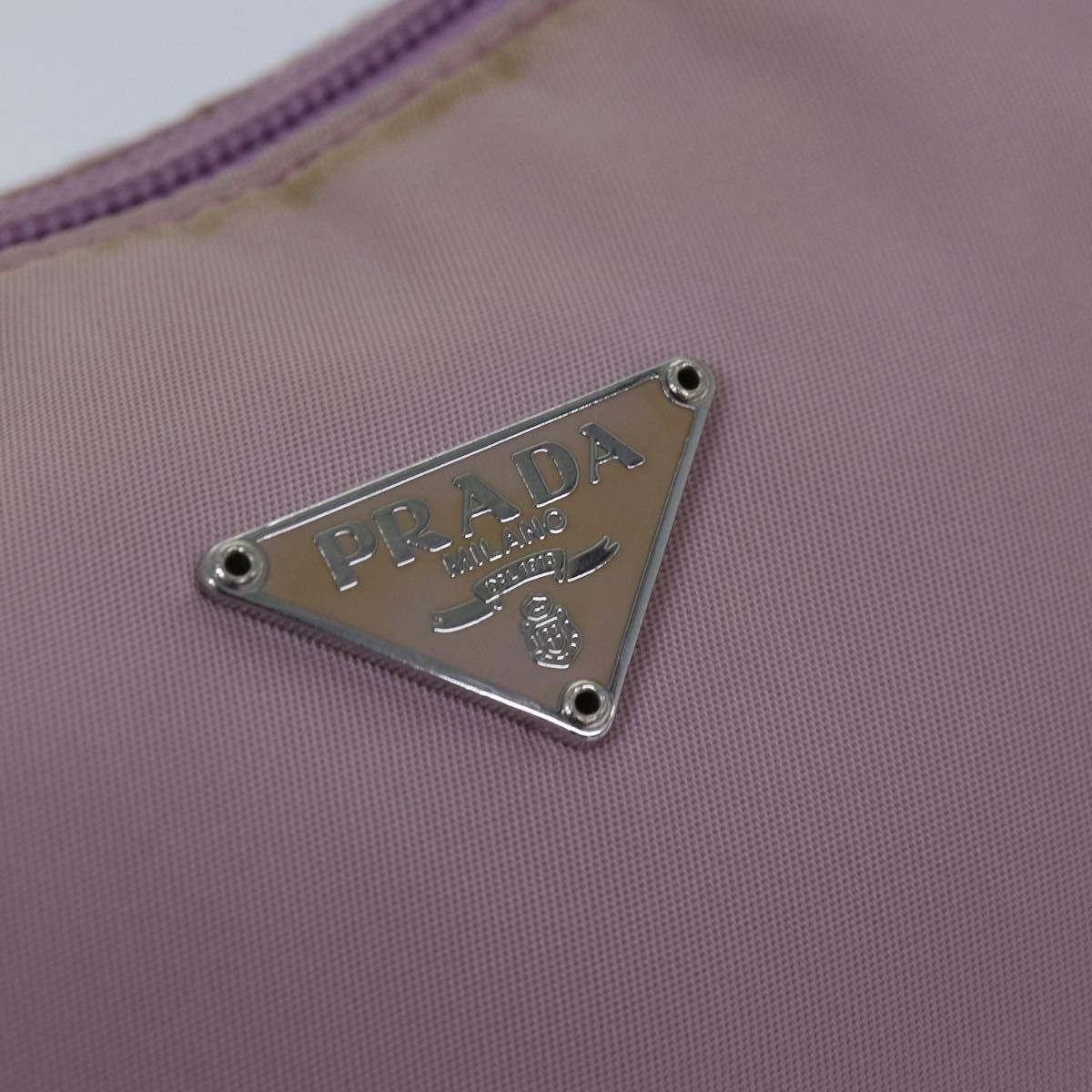 Prada Tessuto Pink Synthetic Handbag (Pre-Owned) Size ONE SIZE - 6 Thumbnail