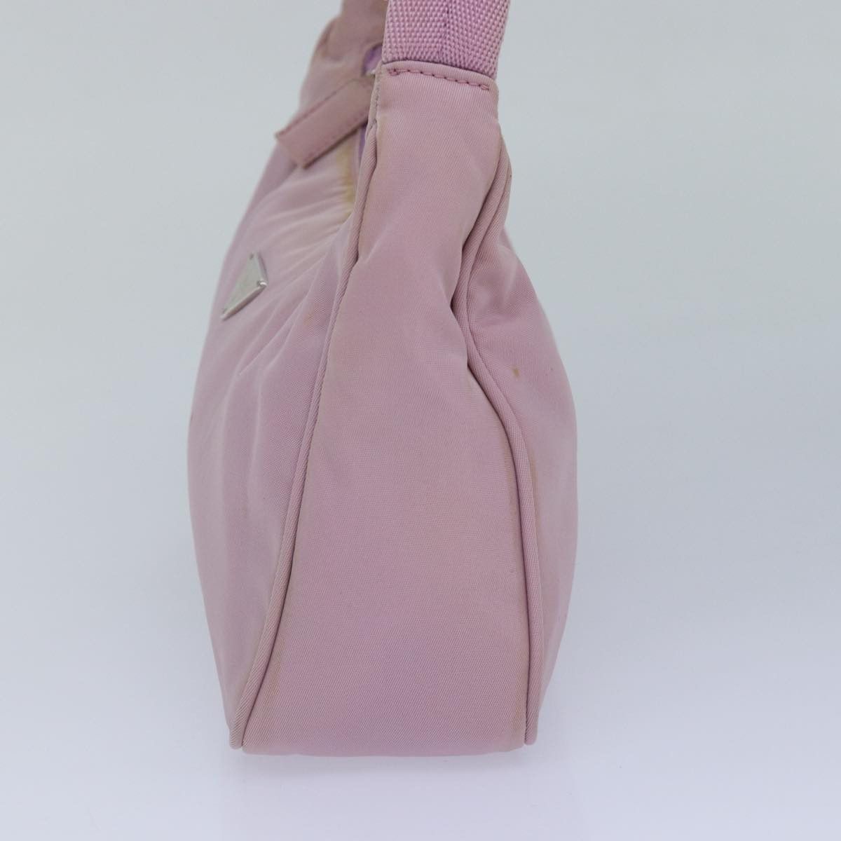 Prada Tessuto Pink Synthetic Handbag (Pre-Owned) Size ONE SIZE - 3 Thumbnail